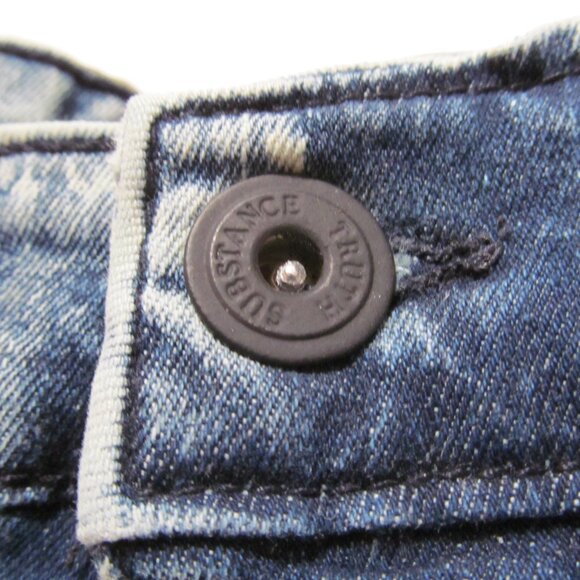 NWT Truth Substance Shorts Mens 48 (46" Actual) ~ Denim Stretch Slim Fit Zippers - Picture 11 of 16